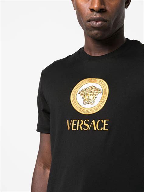 versace shirt heren medusa|versace medusa print t shirt.